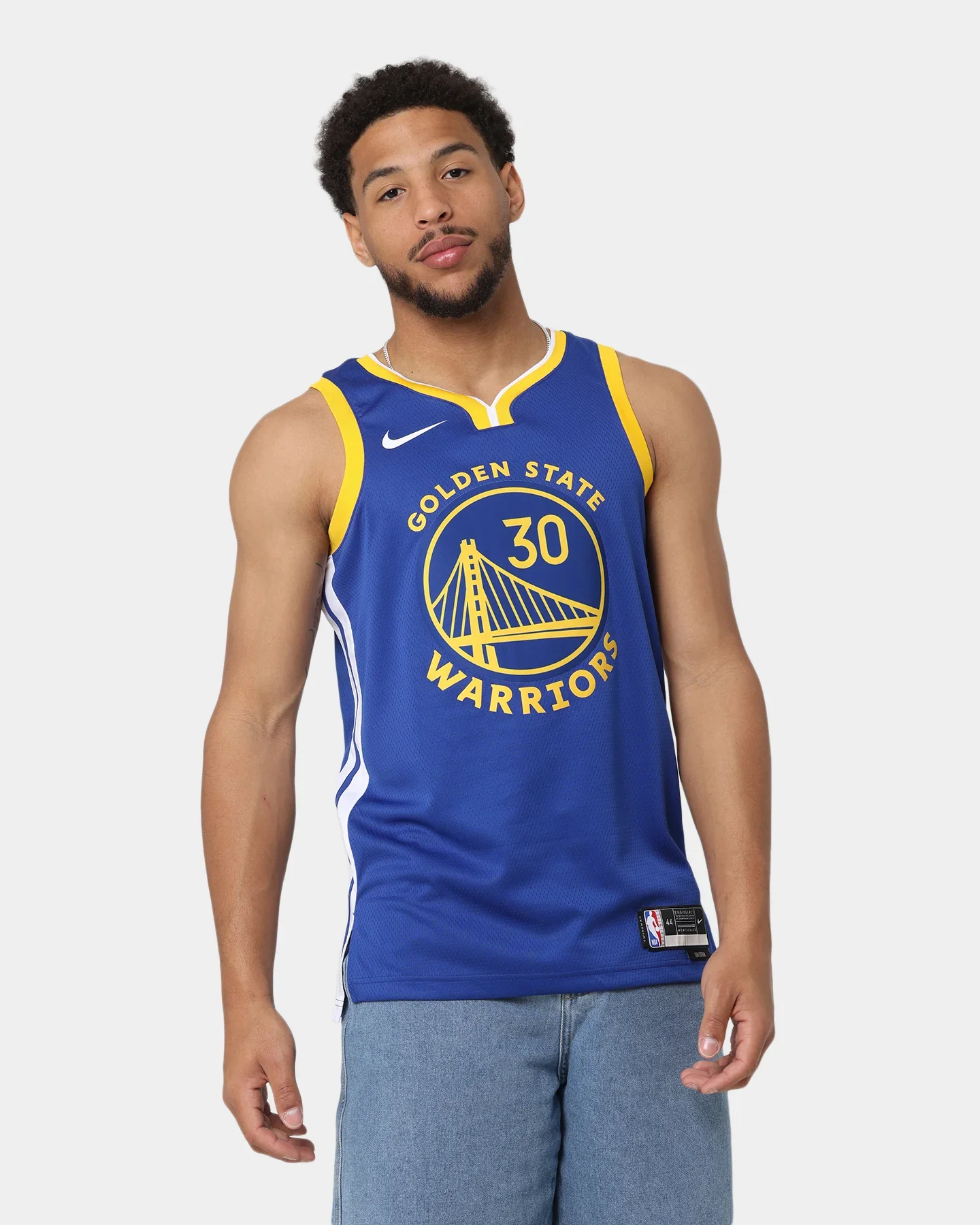 Nike Stephen Curry San Francisco Golden State Warriors #30 Icon Edition 2022/23 Nike Dri-fit Nba Swingman Jersey Rush Blue - Size XL