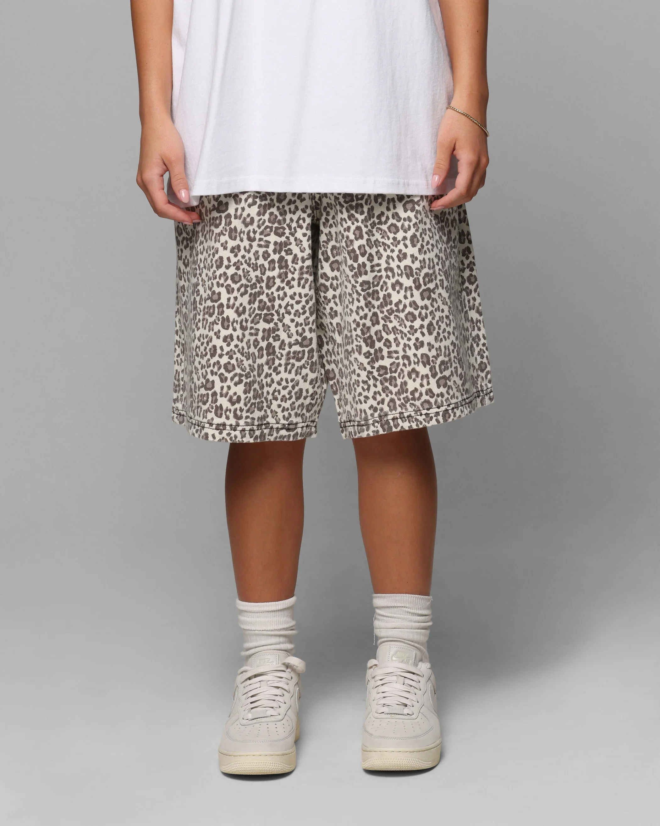 Loiter Collateral Jorts V2 Snow Leopard - Size 34
