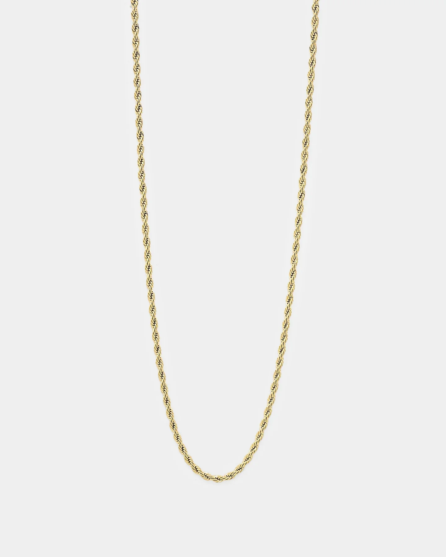 Saint Morta 2mm Rope Chain Gold - Size 24
