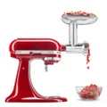 Metal Food Grinder Attachment for Stand Mixer, Easily Grind Fresh Meat 5KSMMGA