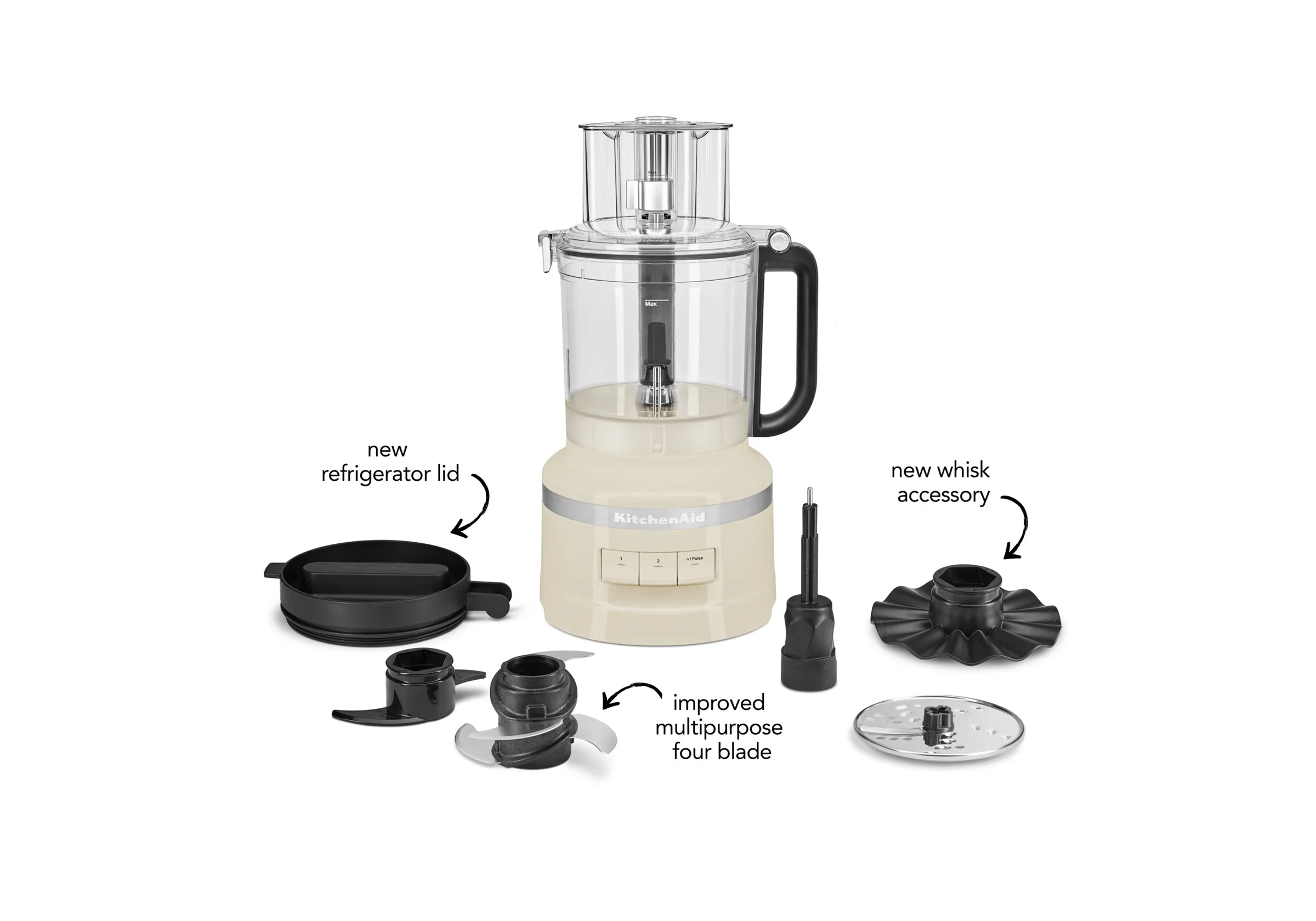 9 Cup Food Processor KFP0921, Almond Cream