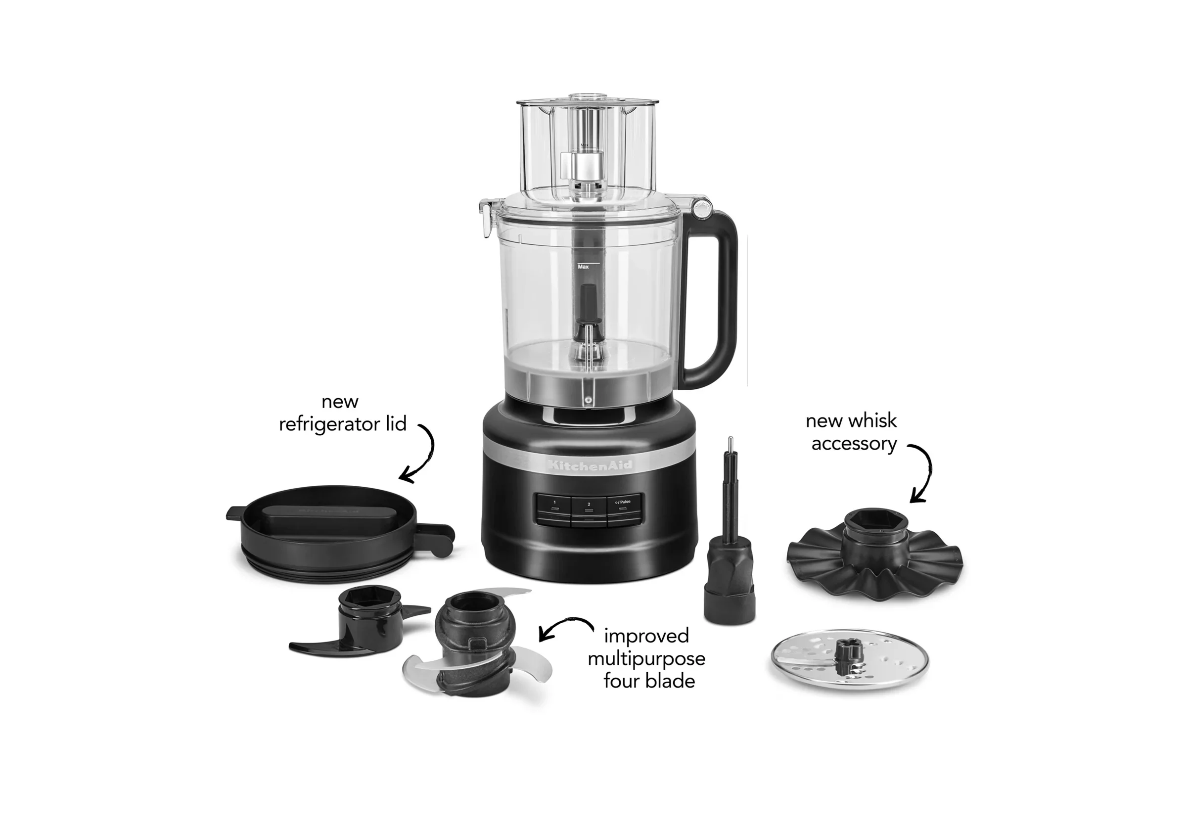 9 Cup Food Processor KFP0921, Black Matte