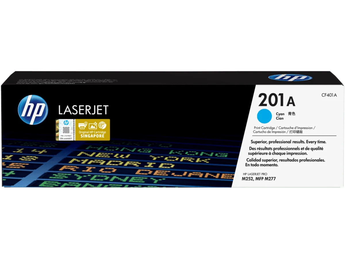 HP 201A Cyan Original LaserJet Toner Cartridge
