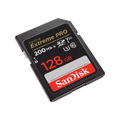 SanDisk Extreme PRO SDXC 128GB 200MB/s R 90MB/s W UHS-I U3 C10 V30 Card