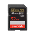 SanDisk Extreme PRO SDHC 32GB 100MB/s R 90MB/s W UHS-I U3 C10 V30 Card