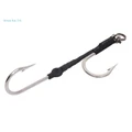 Nacsan Stainless Stiffy Twin Game Hook Rig 8/0