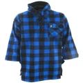 Swanndri Original Wool Mens Lace Front Bush Shirt Blue Black M