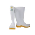 Bata Safemate Non-Slip Steel Toe Gumboots White UK13 / US14