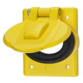 Hubbell HBL74CM25WOA Weatherproof Cover for 26CM10 Yellow