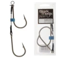 Black Magic 8/0 Twin Hook Shackle Rig for Game Lures - Closed Gape