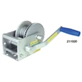 Atlantic Trailer Winch - Two Speed with Galvanised Cable & Snap Hook