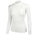 Aropec Sports Womens Long Sleeve Compression Top White XL
