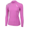 Aropec Sports Womens Long Sleeve Compression Top Purple Large