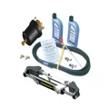 HyDrive COMKIT1 Bullhorn Style Outboard Steering Kit 250HP with 18ft Flexible Hose