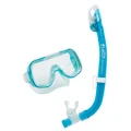 TUSA Sport Mini Kleio Dry Youth Mask and Snorkel Set Clear Blue