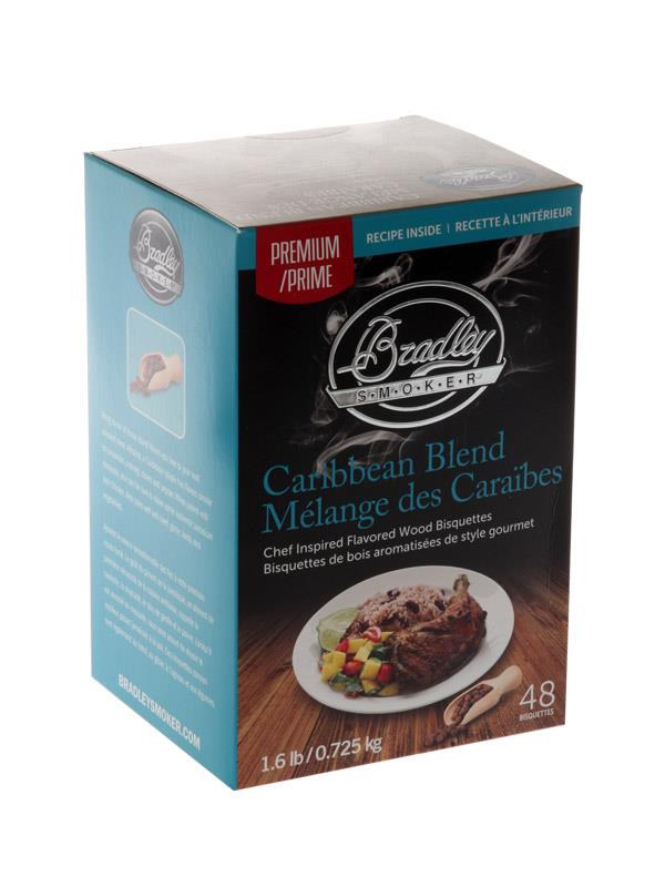 Bradley Smoker Premium Flavoured Bisquettes 48 Pack - Caribbean Blend