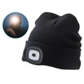 Rechargeable LED Beanie 150lm Black