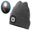 Rechargeable LED Beanie 150lm Grey