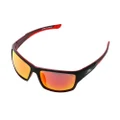 Ocean Angler Ultra Polarised Sunglasses Black Frame with Red Lens