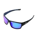 Ocean Angler Ultra Polarised Sunglasses Black Frame with Navy Lens