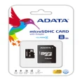 ADATA microSDHC Class 4 8GB Memory Card with Adapter