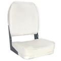 Oceansouth Deluxe Fold Down Seat Upholstered White