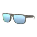 Oakley Holbrook PRIZM Polarised Sunglasses Shallow Water Woodgrain XL