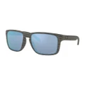 Oakley Holbrook PRIZM Polarised Sunglasses Deep Water Woodgrain XL