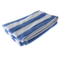 Vat Dyed Pool Towel Blue/White Stripe