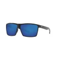 Costa Rincon 580G Polarised Sunglasses Shiny Black Blue Mirror