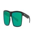 Costa Rinconcito Green Mirror 580G Polarized Sunglasses Matte Black