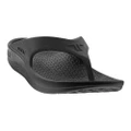 Telic Energy Supportive Recovery Jandals Midnight Black Womens US8