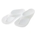 Telic Energy Supportive Recovery Jandals Snow White Womens US8