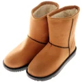 Womens Waterproof Slipper Boots Tan US5