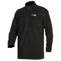 Stoney Creek Microplus Mens Half Zip Long Sleeve Shirt Black S