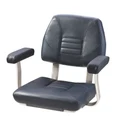 VETUS Skipper Classic Helm Seat With Arm Rests Blue