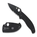 Spyderco Tenacious G-10 Black Blade Pocket Knife