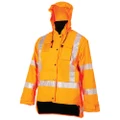 Betacraft Tuffviz Mens Highway Safety Bomber Jacket Orange S