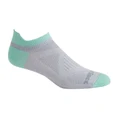 Wrightsock Coolmesh II Tab Womens Socks Light Grey/Lucite M