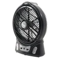Coleman Lithium-Ion Rechargeable Fan with LED Light 20cm