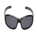 Ugly Fish Junior PK366 Kids Polarised Sunglasses Smoke Lens Shiny Black Frame