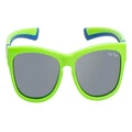 Ugly Fish Junior PK488 Junior Kids Polarised Sunglasses Smoke Lens Green Frame