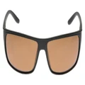 Ugly Fish P1016 Polarised Sunglasses Matte Black Frame Brown Lens