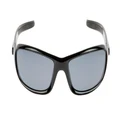 Ugly Fish P1077 Polarised Sunglasses Smoke Lens Shiny Black Frame