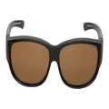 Ugly Fish P706 Fit Over Polarised Sunglasses Matte Black/Brown