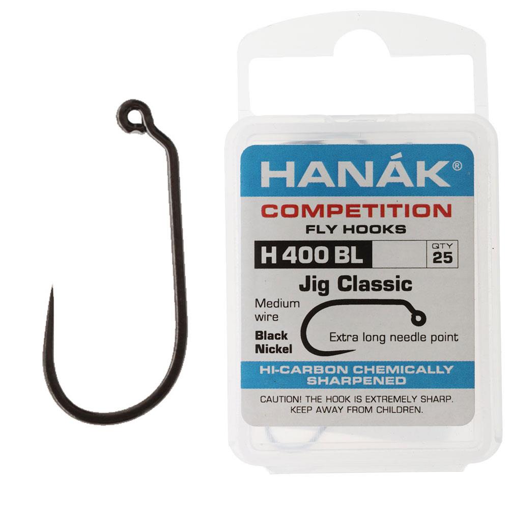 HANAK Competition H400BL Barbless Jig Hook Qty 25 #10