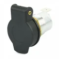 Hella Marine 2 Pole Socket with Metal Earth Tab and Cover