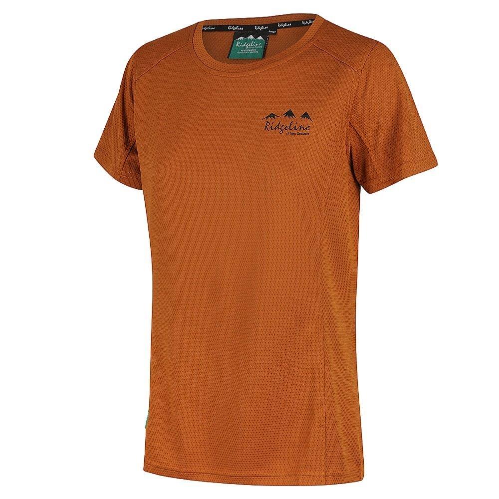 Ridgeline Whanau Womens T-Shirt Rust M