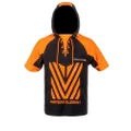 Hunters Element Sitemaster HD Mens Hooded Fleece Shirt Fluoro Orange 5XL