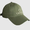 TRYCD Premium 3D Logo Cap Olive